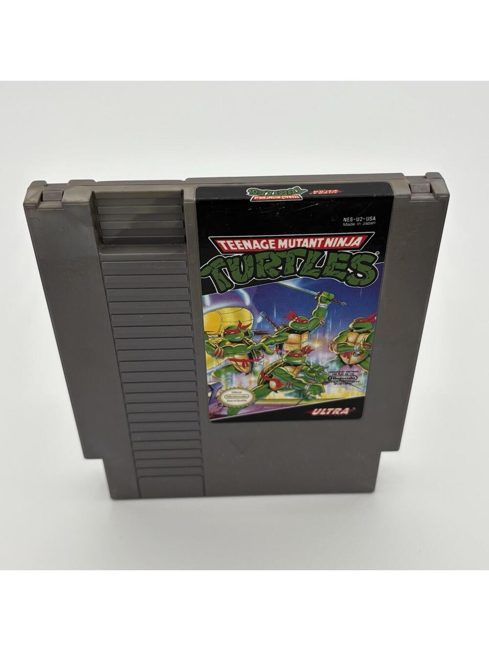 NES Teenage Mutant Ninja Turtles TMNT Game Cartridge 1989 Tested Works Nintendo